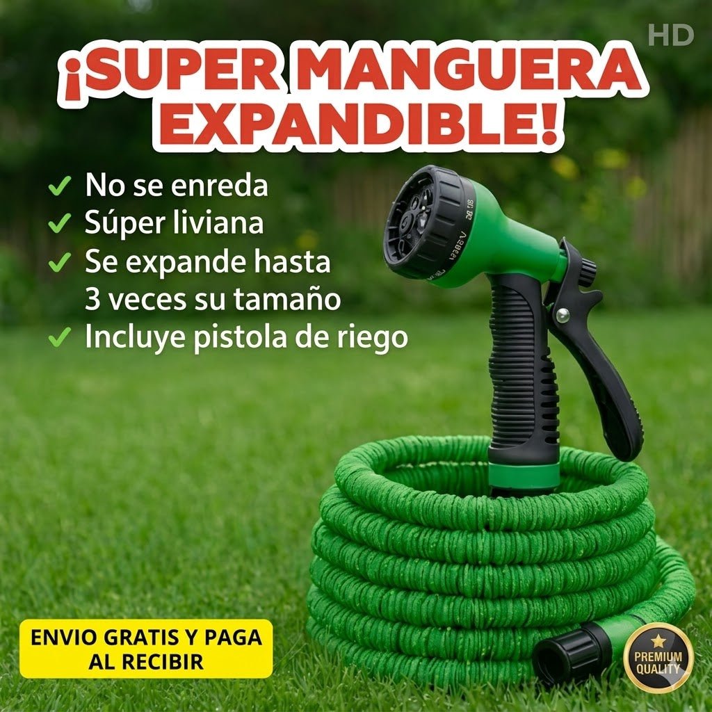 Manguera Expandible Todo en Uno