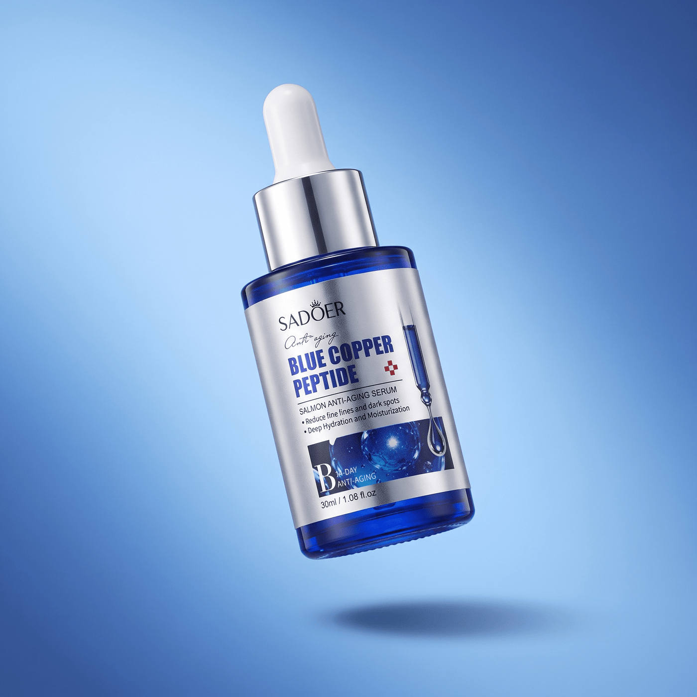 Blue Copper Peptide Serum — Péptido de Cobre Azul + Salmón | Anti-Edad 30ml
